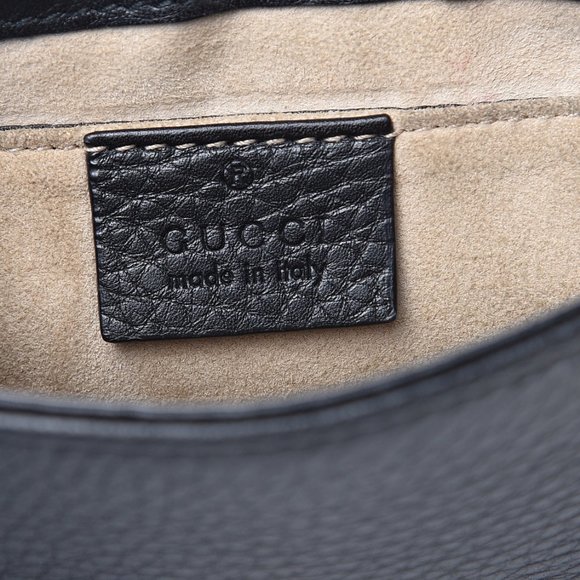 GUCCI Pebbled Calfskin Small 1973 Chain Shoulder - Picture 7 of 10